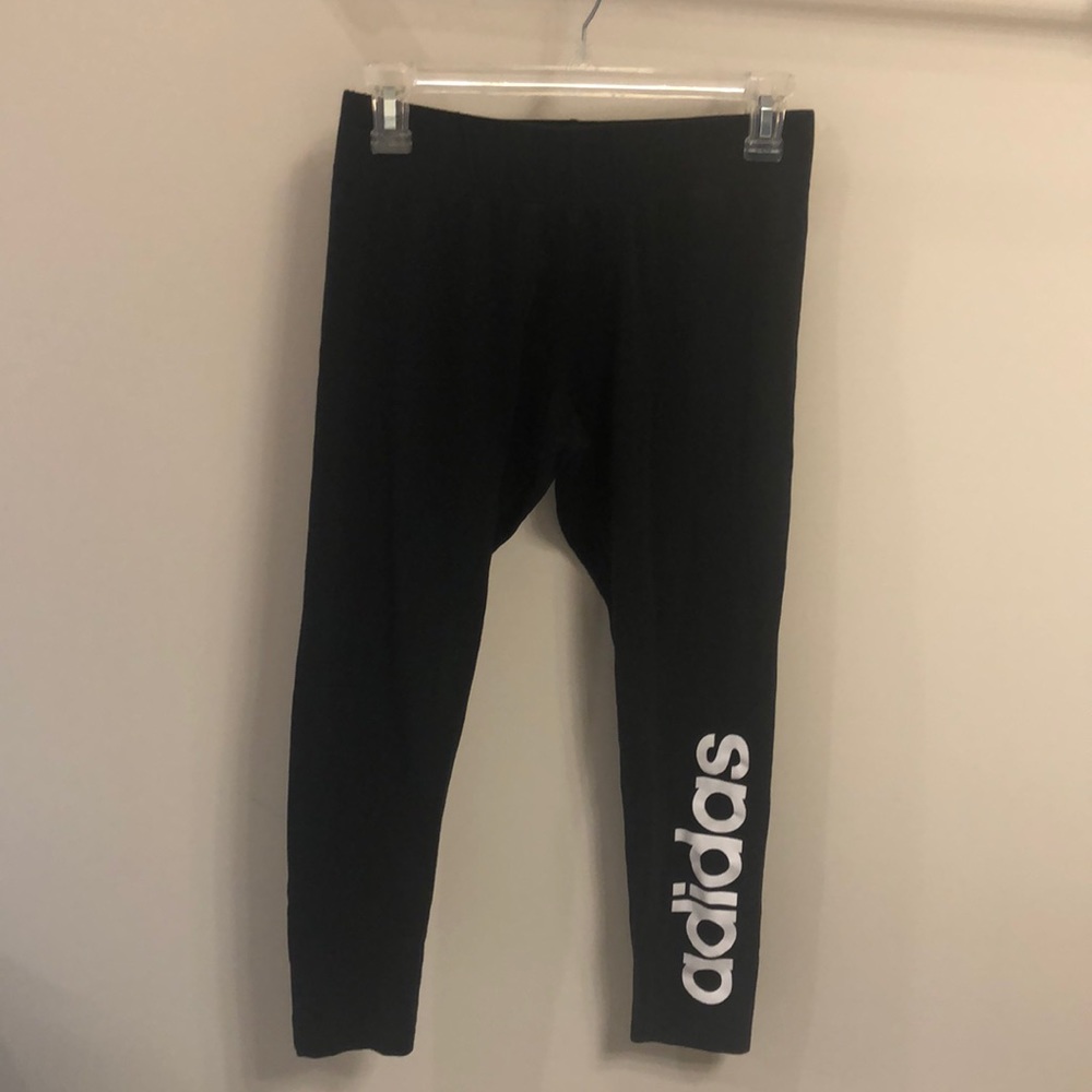 Adidas crop athletic leggings